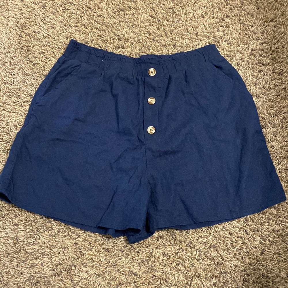 wonder nation shorts, size: kids L, color: blue